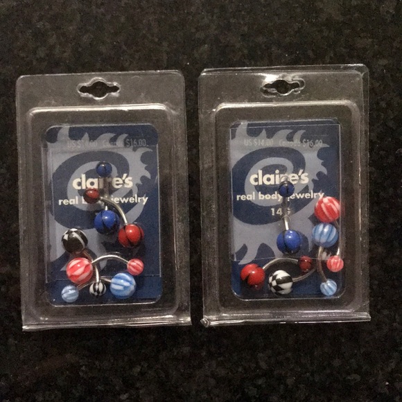 Brand New Claire’s belly button rings - Picture 2 of 2